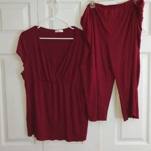 Pajama set perfect for hospital maternity nursing size xxl